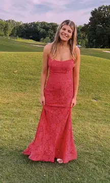 Hot Pink Prom/Formal Dress