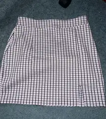 Gap Mini Skirt plaid print
