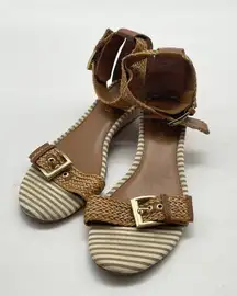 Sperry‎ Brown Top-Sider Wedge Sandals - Size 7,5