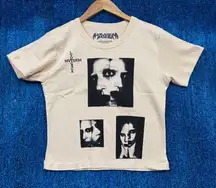 Lady Gaga Mayhem Album Art Contrast Photo Set Pop Baby Tee L