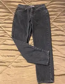 MOTO Mom Jeans BLACK