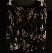 Express floral mini skirt