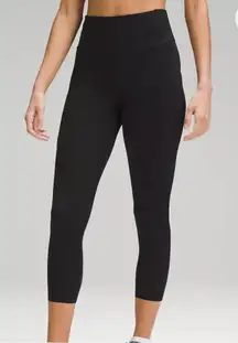 Lululemon Fast & Free 7/8 Tight II Reflective Nulux 26” Black Size 6