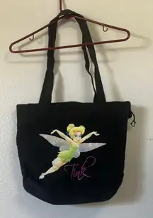 FINAL MARKDOWN Disney Tinker Bell Black Tote Bag