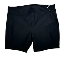 Torrid size 5 5XL‎ new with tags black bike shorts athletic athleisure