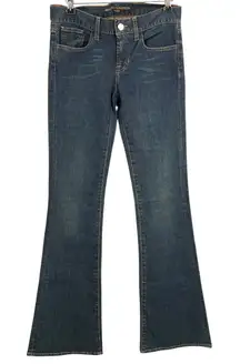 Ralph Lauren 748 Flare Leg Jeans Heritage Blue Denim Womens 31" Waist 37" Inseam