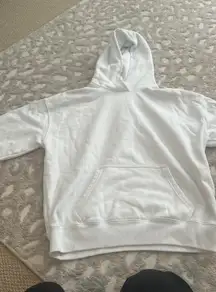 hollister white hoodie
