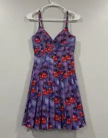 Heaven Marc Jacobs Purple Faces Dress XS