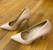 nude beige pointed toe stiletto heels