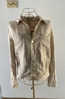 NWT L’Agence Celine sim femme linen jacket S