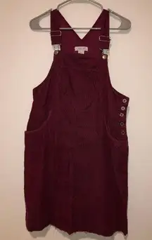 Cherokee corduroy overall dress