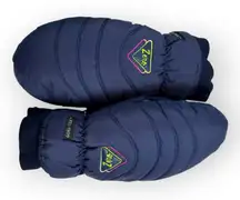 Vintage 1990's Blue Women's Thermolite Mittens Ski Snowboard Retro Warm Winter