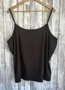 Lane Bryant Chocolate Cami Tank •22/24W