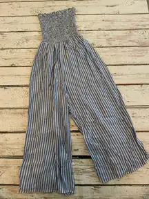 Garage Size XS Strapless Striped Jumper Elastic