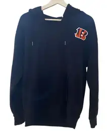 NFL Ultra game Cincinnati Bengals Hoodie cut neck black orange medium
