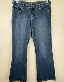 Michael Kors Mid Rise Flare Jeans - Medium Wash Size 12