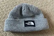 The North Face Gray Beanie Hat Bin 166