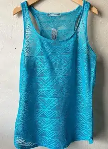 🆕 Maurice’s Teal Swimsuit Cover Tank Top | M