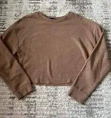 ZARA Sweater Cropped Long Sleeve