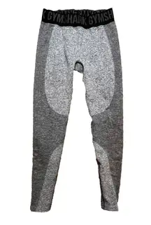 Gym Shark Womens Dry Fit Flex sculpt Leggings Medium Gray Workout Weightlifting