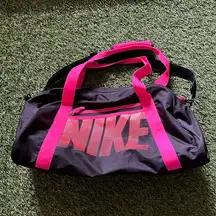 Duffle Bag Black Pink Orange