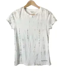 Athleta White Tie Dye Short Sleeve‎ Athletic T-Shirt XS