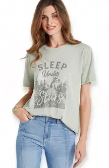 NWT Maurices Sleep Under The Stars Oversized Graphic Tee Sz L
