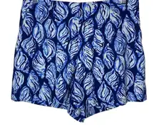 Lilly Pulitzer Navy Seashell Kailen Short Shorts With Pockets