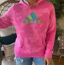 Adidas  Custom One Of A Kind Reverse Dyed Graphic Hoodie SZ XL