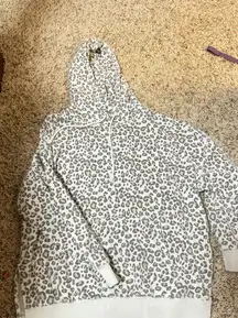 ae cheetah print hoodie