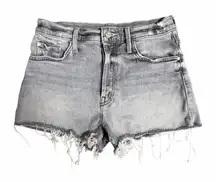MOTHER The Tomcat Kick Fray Short in Shadows In The Grass Size 26