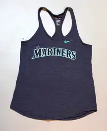 Seattle Mariners Nike Women’s Medium Blue Green Metallic Racerback Tank Top