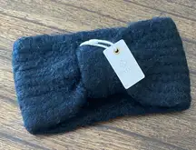 Black Bow Winter Headband