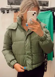 Cropped Puffer Jacket NWT