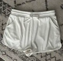 White Sweat Shorts