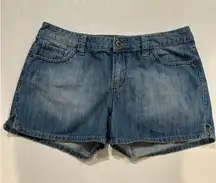 Calvin Klein Jeans Women’s Denim Shorts Size 12 Blue Casual Mid Rise