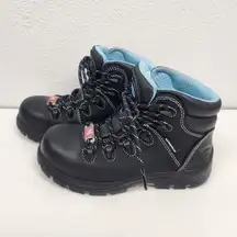 Avenger Safety 6-Inch Work Boot Women Size 4.5 Composite Toe Black Excellent