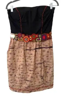 ANTHRO Gisele Barbosa Sleeveless Mini Dress‎ with Belt