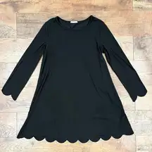 12PM by Mon Ami Scalloped Shirt Dress