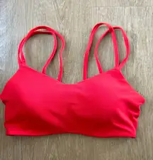 Red Sports Bra