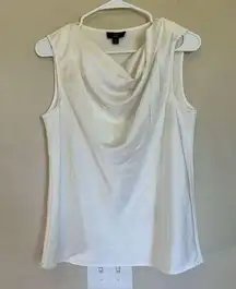 J. Crew 365 Women's Small Sleeveless cowlneck top Ivory NWT