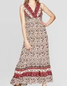Knox Rose Maxi Dress XXL Sleeveless Floral Print Bohemian‎ V Neck Summer
