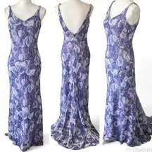 Vintage Pastel Rose Prom Dress