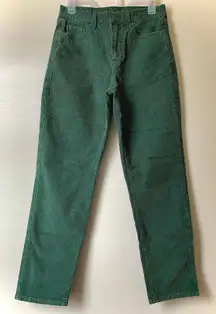 American Eagle Green Corduroy Pants 
