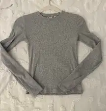 Aritzia Long Sleeve Top Ribbed