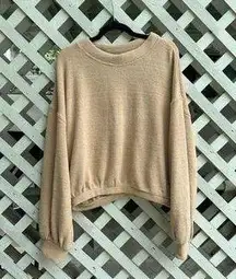 Free People  Terrycloth Pullover