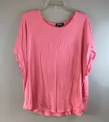 BUFFALOPink Relaxed Dolman Sleeve Tunic