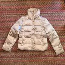 EXPRESS GOLD CONVERTIBLE GOOSE DOWN PUFFER JACKET VEST