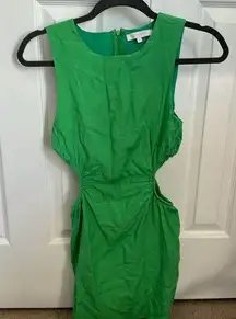 Olivacous green dress