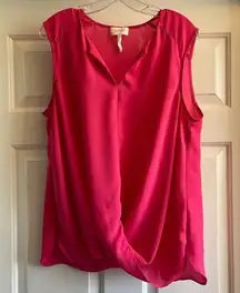 XL Laundry by Shelli Segal Hot Pink Blouse/Tank